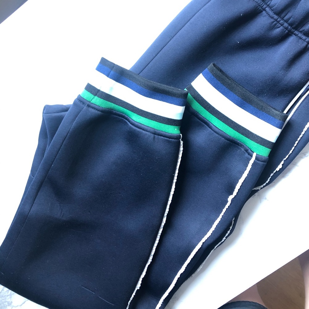 Blue joggers from Opening Ceremony